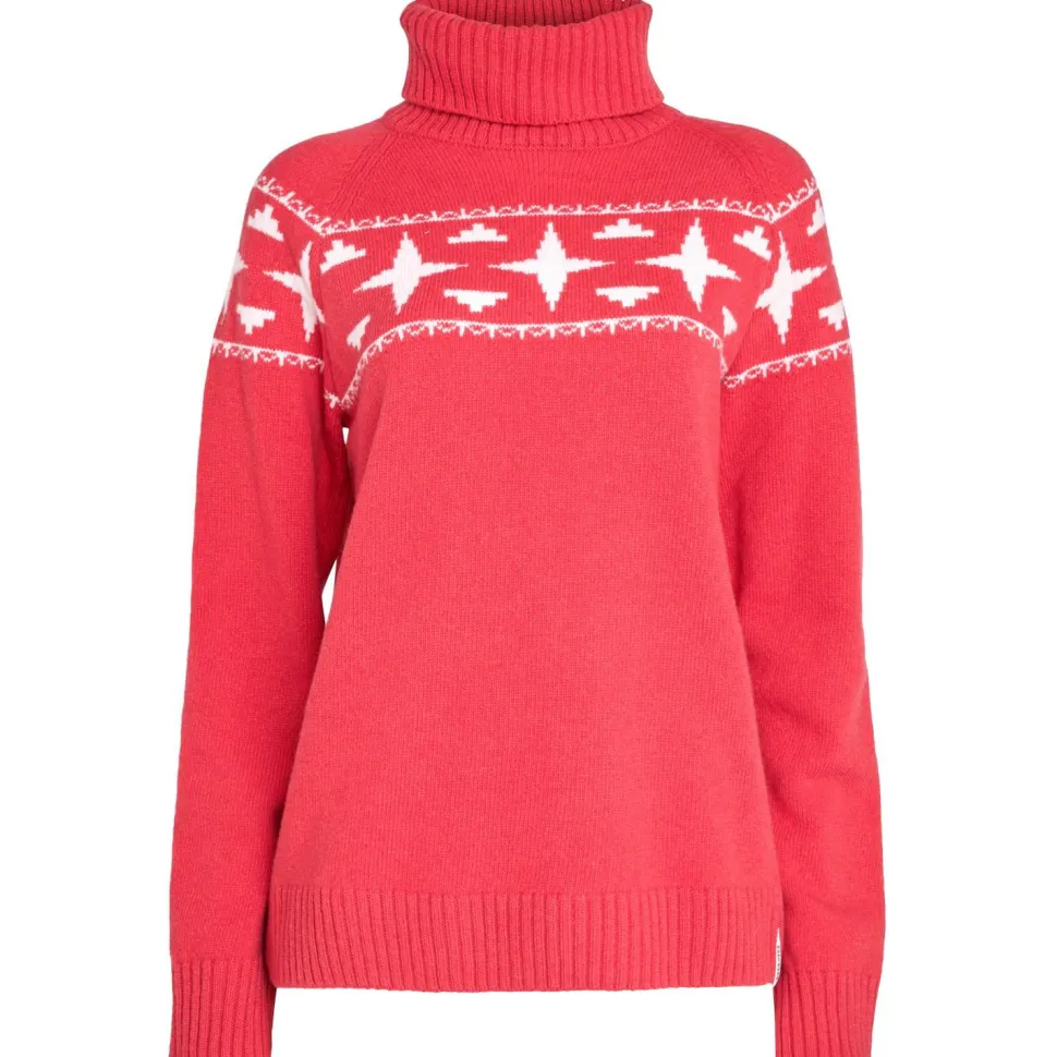 8848 Altitude - Women's Sage Wool Rollneck Sweat - Merinopullover