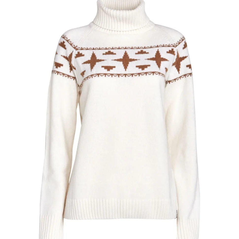 8848 Altitude - Women's Sage Wool Rollneck Sweat - Merinopullover