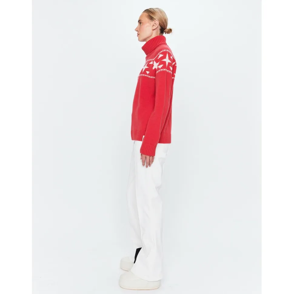 8848 Altitude - Women's Sage Wool Rollneck Sweat - Merinopullover