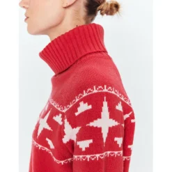 8848 Altitude - Women's Sage Wool Rollneck Sweat - Merinopullover