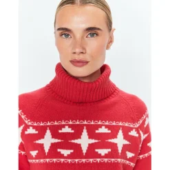 8848 Altitude - Women's Sage Wool Rollneck Sweat - Merinopullover