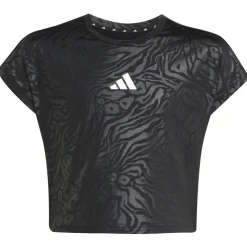 adidas - Kid's All Sports Animal Print Crop T-Shirt - T-Shirt