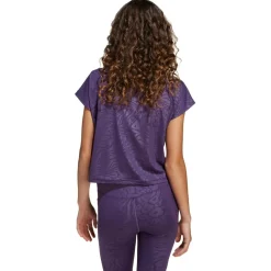 adidas - Kid's All Sports Animal Print Crop T-Shirt - T-Shirt