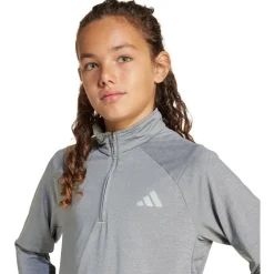 adidas - Kid's Goto PZ 1/4 Zip Longsleeve Tee - Longsleeve