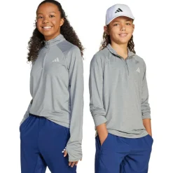 adidas - Kid's Goto PZ 1/4 Zip Longsleeve Tee - Longsleeve