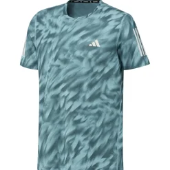 adidas - Own The Run Allover Print T-Shirt - Laufshirt