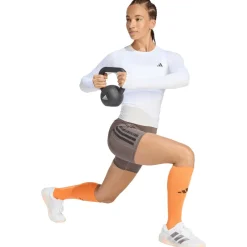 adidas - Women's Optime 3-Stripes Short Leggings - Leggings