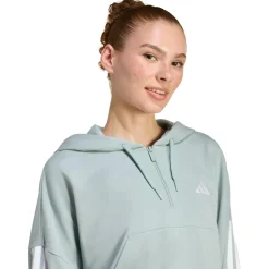 adidas - Women's 3-Stipes French Terry QZ Hoodie - Sweat- & Trainingsjacke