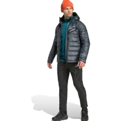 adidas Terrex - Terrex Techrock Climawarm+ Down Hooded - Daunenjacke