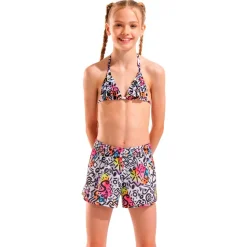 Arena - Girl's Beach Short Printed - Badehose