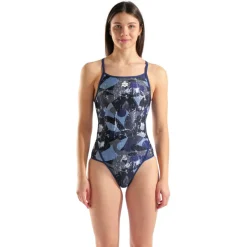 Arena - Women's Scratched Swimsuit Super Fly Back - Badeanzug