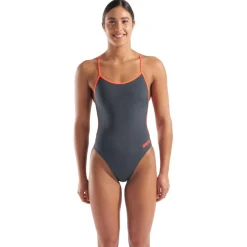 Arena - Women's Swimsuit Lace Back Solid - Badeanzug