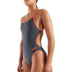 Arena - Women's Swimsuit Lace Back Solid - Badeanzug