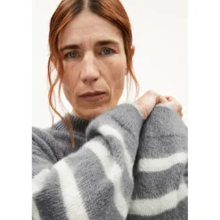 ARMEDANGELS - Women's Gwyneiraa Stripes - Wollpullover