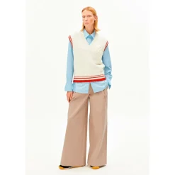 ARMEDANGELS - Women's Iconic Å College Knit Vest - Pullover