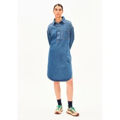 ARMEDANGELS - Women's Oversized Denim Shirt Dress - Kleid