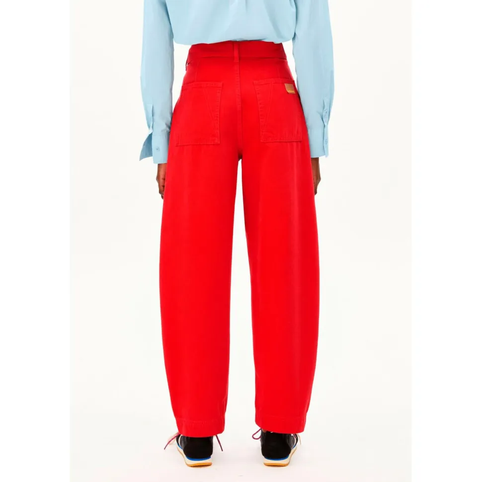 ARMEDANGELS - Women's Workwear Canvas Barrel Pant - Freizeithose