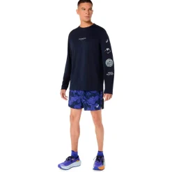 Asics - Fujitrail All Over Print 5'' Short - Laufshorts