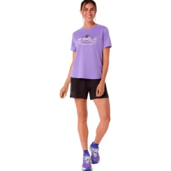 Asics - Women's Fujitrail Logo S/S Top - Laufshirt
