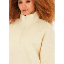 ATHLECIA - Women's Florrie Sherpa Half Zip - Pullover