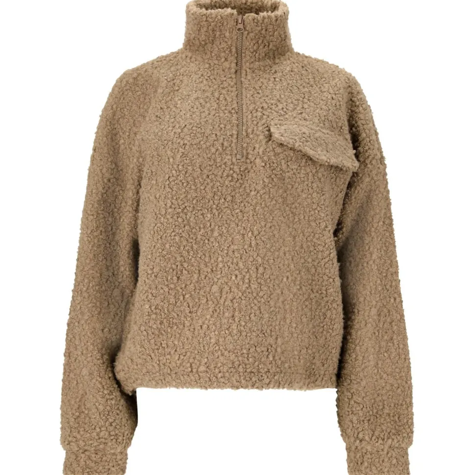 ATHLECIA - Women's Florrie Sherpa Half Zip - Pullover