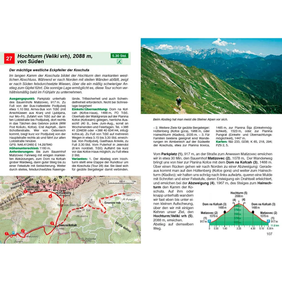 Bergverlag Rother - Karawanken Und Steiner Alpen - Wanderführer