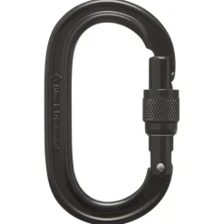 Black Diamond - Oval Keylock Screwgate Carabiner - Schraubkarabiner