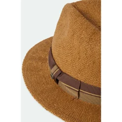 Brixton - Roma Straw Fedora - Hut