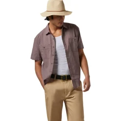 Brixton - Wesley Straw Packable Fedora - Hut