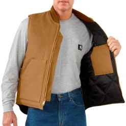 Carhartt - Insulated Rib Collar Vest - Freizeitweste