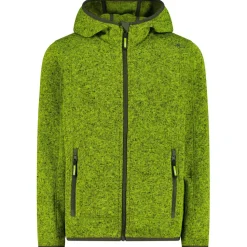 CMP - Boy's Jacket Fix Hood Jacquard Knitted - Fleecejacke
