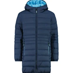 CMP - Girl's Down Coat Fix Hood Taffeta - Mantel