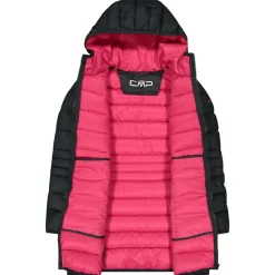 CMP - Girl's Down Coat Fix Hood Taffeta - Mantel