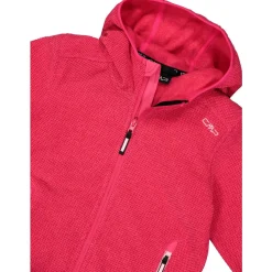 CMP - Girl's Jacket Fix Hood Jacquard Knitted 3H19825 - Fleecejacke