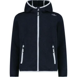 CMP - Girl's Jacket Fix Hood Jacquard Knitted 3H19825 - Fleecejacke