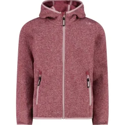 CMP - Girl's Jacket Fix Hood Jacquard Knitted 3H19825 - Fleecejacke