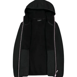 CMP - Girl's Jacket Fix Hood Bonded Knitted w. Fur - Fleecejacke