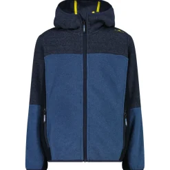 CMP - Kid's Jacket Fix Hood Jacquard Knitted - Fleecejacke