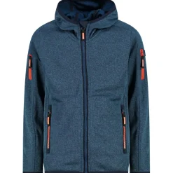 CMP - Kid's Jacket Fix Hood Knitted + Mesh - Fleecejacke