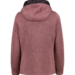 CMP - Women's Jacket Fix Hood Jacquard Knitted 35H1656 - Fleecejacke