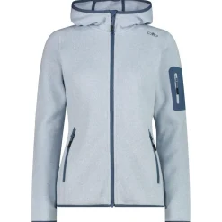 CMP - Women's Jacket Fix Hood Jacquard Knitted 3H19826 - Fleecejacke