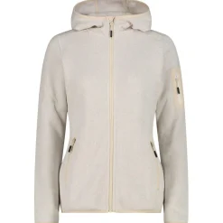 CMP - Women's Jacket Fix Hood Jacquard Knitted 3H19826 - Fleecejacke