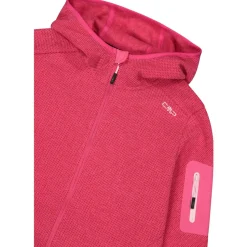 CMP - Women's Jacket Fix Hood Jacquard Knitted 3H19826 - Fleecejacke