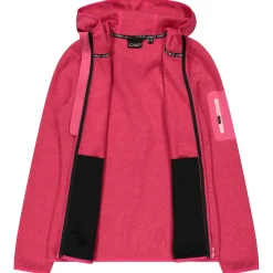 CMP - Women's Jacket Fix Hood Jacquard Knitted 3H19826 - Fleecejacke