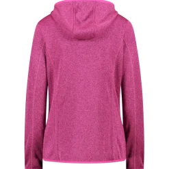 CMP - Women's Jacket Fix Hood Knitted + Mesh - Fleecejacke
