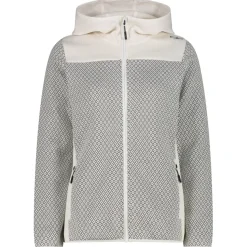 CMP - Women's Jacquard Knit Jacket Fix Hood - Fleecejacke