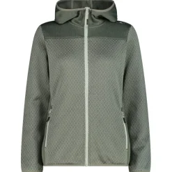 CMP - Women's Jacquard Knit Jacket Fix Hood - Fleecejacke