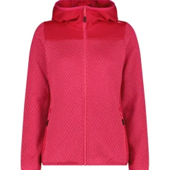 CMP - Women's Jacquard Knit Jacket Fix Hood - Fleecejacke