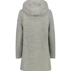 CMP - Women's Parka Fix Hood Bonded Knitted w. Fur - Fleecejacke