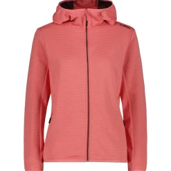 CMP - Women's Striped Jacquard Jacket Fix Hood - Fleecejacke